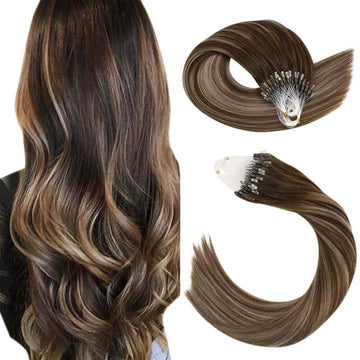 Micro Ring Hair Extensions Balayage